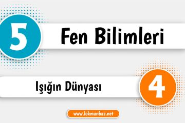 5.Sınıf - 4.Ünite: Işığın Dünyası 5.Sınıf - 4.Ünite: Işığın Dünyası
