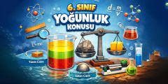 6.Sınıf Yoğunluk PDF Ders Notu - Konu Özeti